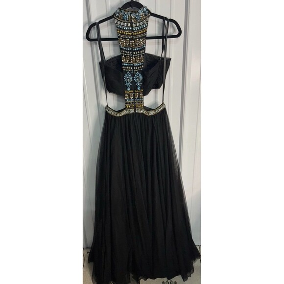 Sherri Hill Formal Beaded Dress Size 8 - Picture 3 of 13